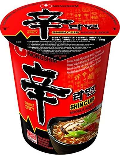 Nong Shim Instant Noodles Shin Shin - Paquete de 12 x 68