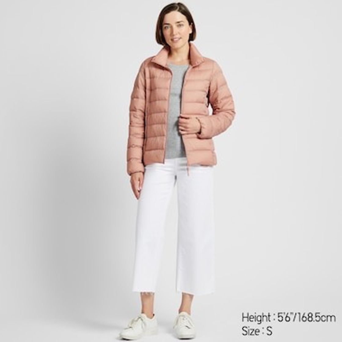 Producto Mujeres Invierno Delgada Slim Down Abrigo Capa de la Chaqueta Pink Azul M