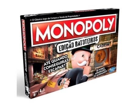 Moda Jogo de Tabuleiro HASBRO Monopoly: Edição Batoteiros