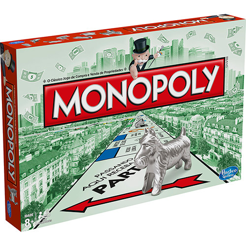 Moda Jogo de Tabuleiro HASBRO Monopoly