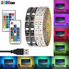 0.5M-5M 5050 Rgb Led Strip Impermeável Tiras De Luz Led Usb 