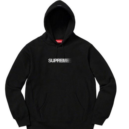 Supreme Motion Logo Hooded Sweatshirt Black 