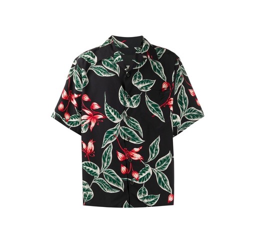 Prada Leaf Print Shirt
