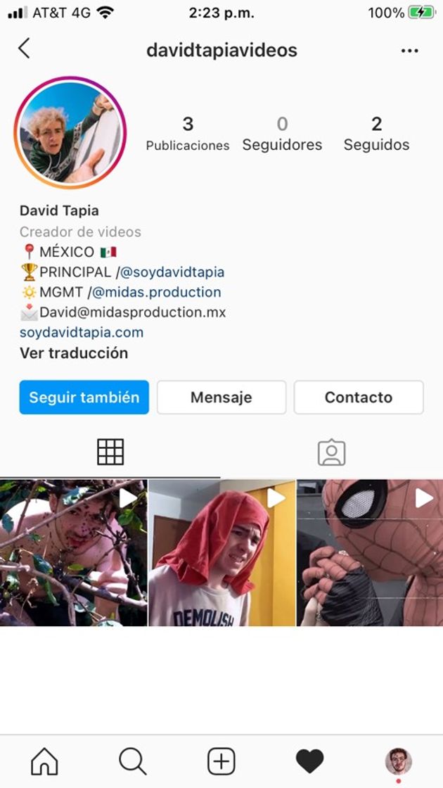 Moda Videos de David Tapia