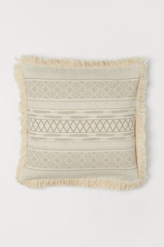 Product Fringed cushion cover