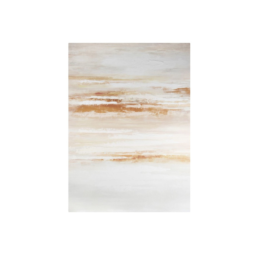 Products White and Gold Abstract Print Canvas 65x90