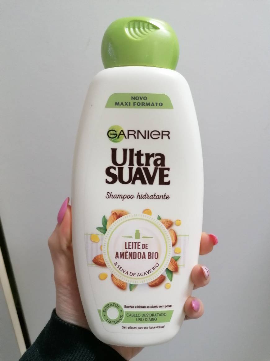 Social Shampoo Garnier ultra suave leite de amêndoa bio