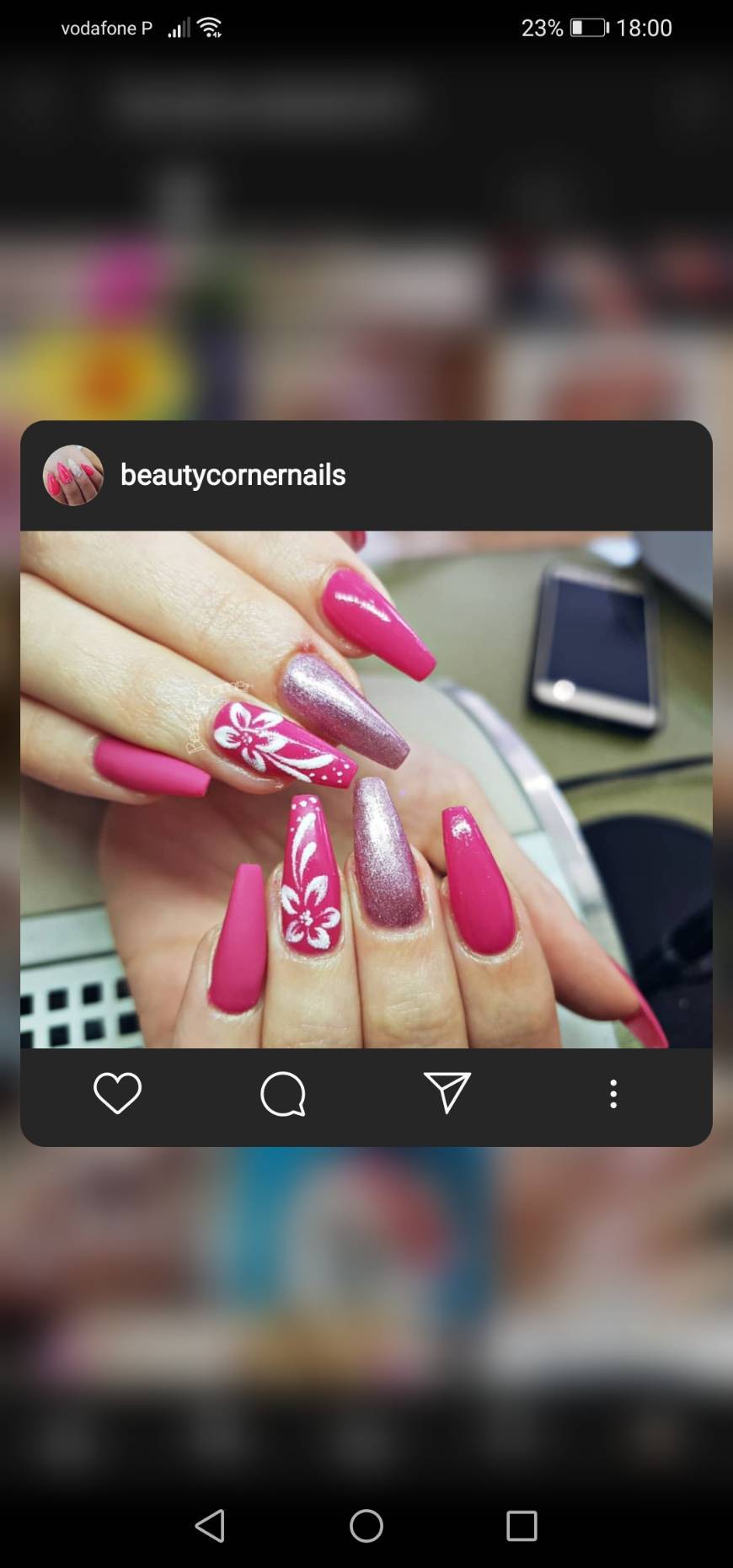 Social Unhas floridas