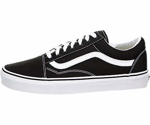 Moda Vans Old Skool, Zapatillas Unisex Adulto, Negro