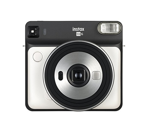 Fujifilm Instax SQ6 - Cámara analógica instantánea Formato Cuadrado, Color Blanco