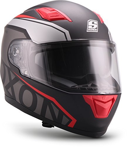 Place SOXON ST-1000 - Casco integral, casco de rostro completo para moto, visera