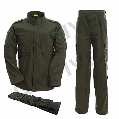 Lugar QMFIVE Uniformes tácticos Camuflaje Camo Camo Combat BDU Chaqueta Camisa y Pantalones