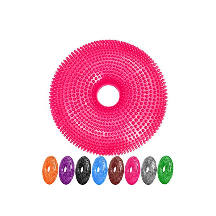 Productos #DoYourFitness Disco de Equilibrio con Agujero «Donut», Bomba incluida