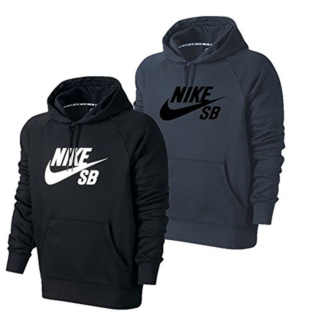 Social Nike SB Icon Po Hoodie Sudadera, Hombre, Negro