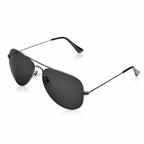 Place LUENX Hombre Gafas de sol Aviador polarizado con estuche