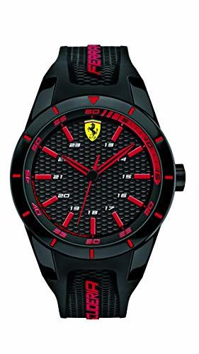 Products Ferrari 0830245 RedRev - Reloj analógico de pulsera para hombre