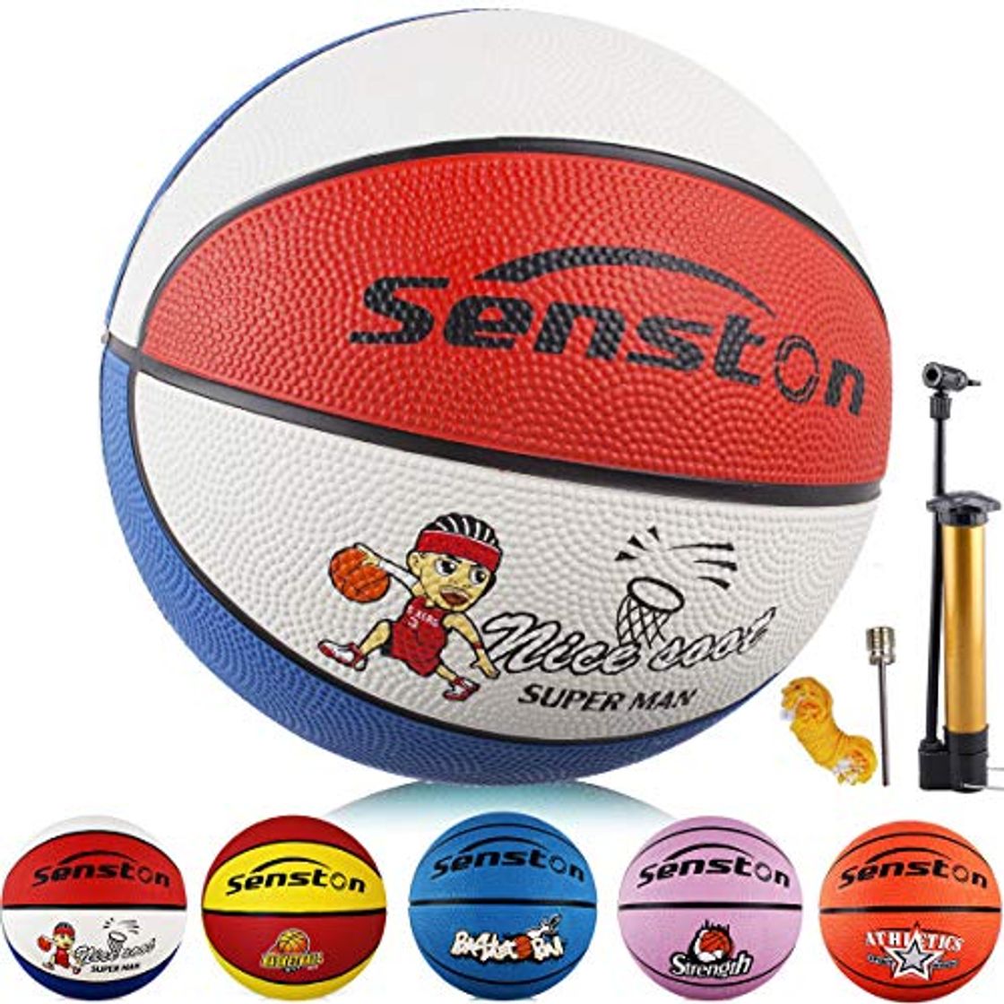 Products Senston Balon Baloncesto Niños Balon de Baloncesto Pelota Baloncesto de Goma de Tamaño 3