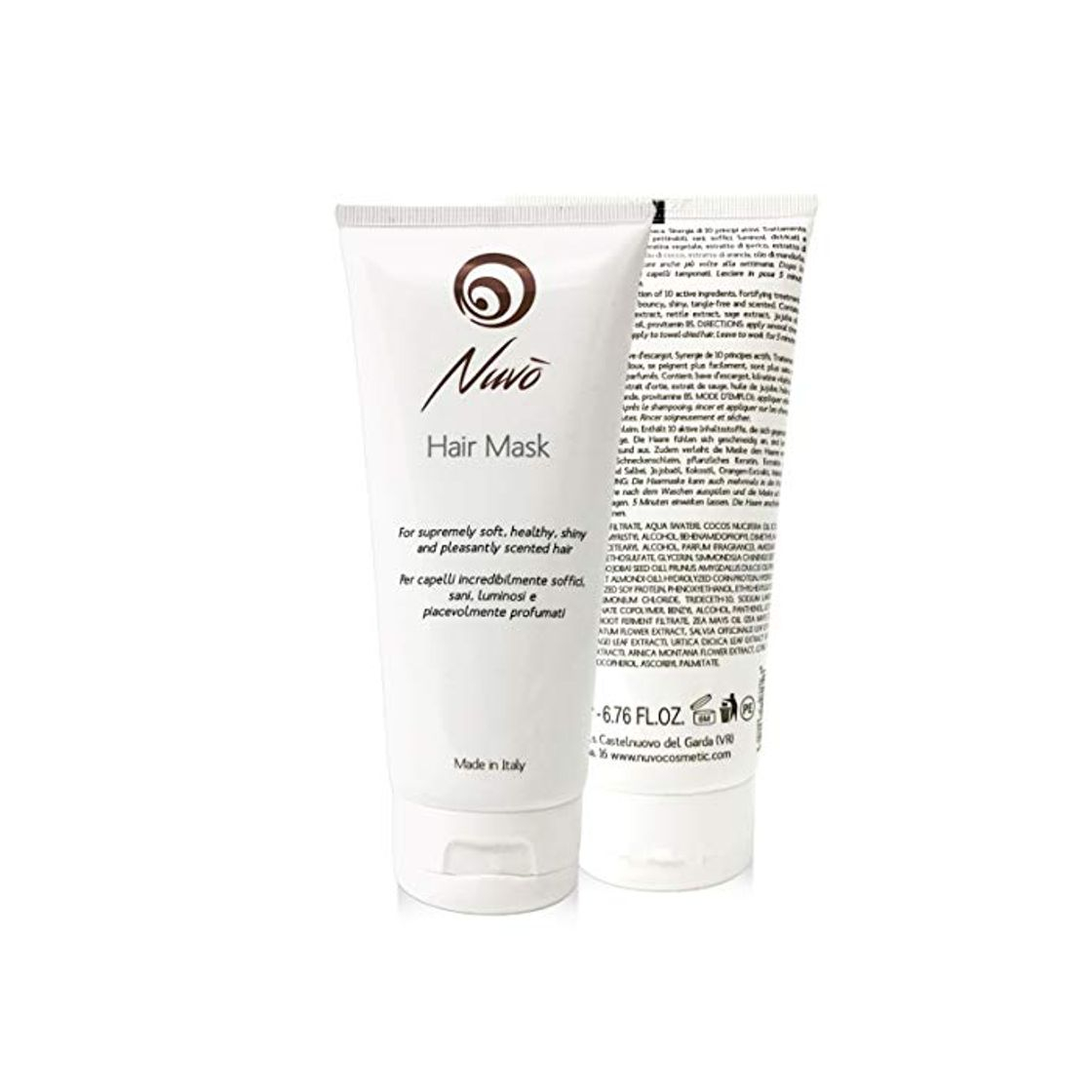 Product Nuvo' Mascarilla para el pelo enriquecida con queratina vegetal