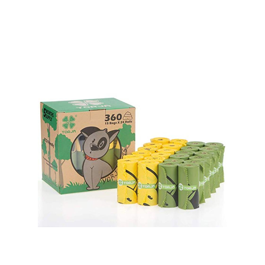 Products YORJA Bolsas para Excrementos de Perro,24 Rollos