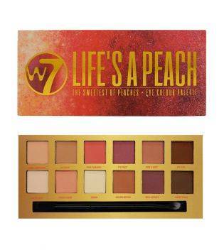 Moda W7 - Paleta de sombra para os olhos Life's a peach