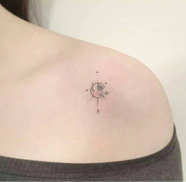 Moda Tatuagem planeta 