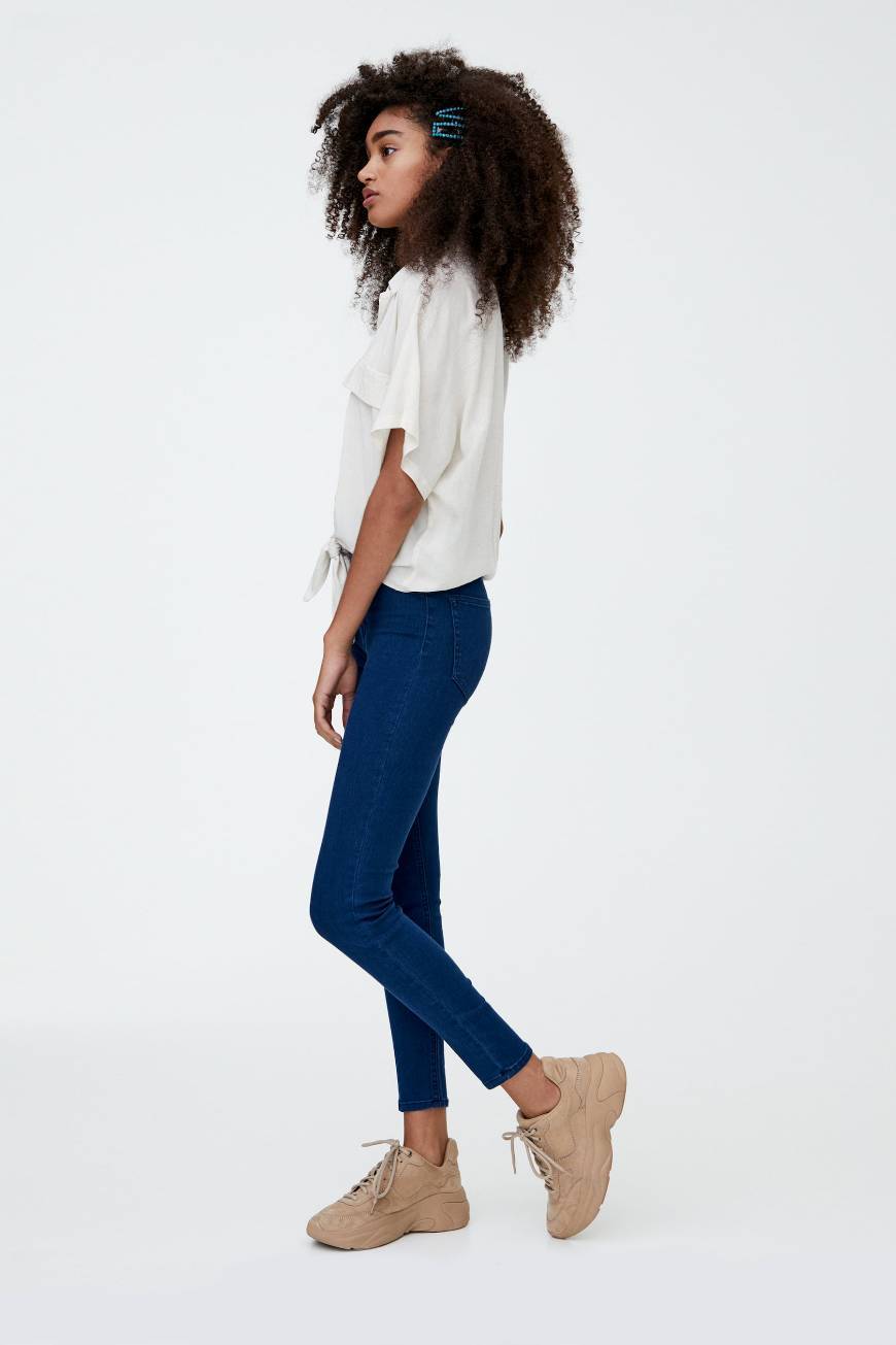 Productos Jeans skinny com cintura subida 