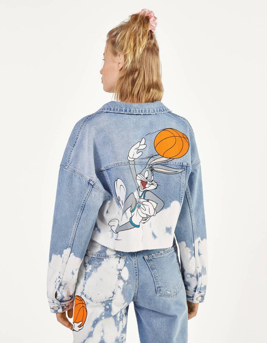 Product Casaco demin Space Jam x Bershka