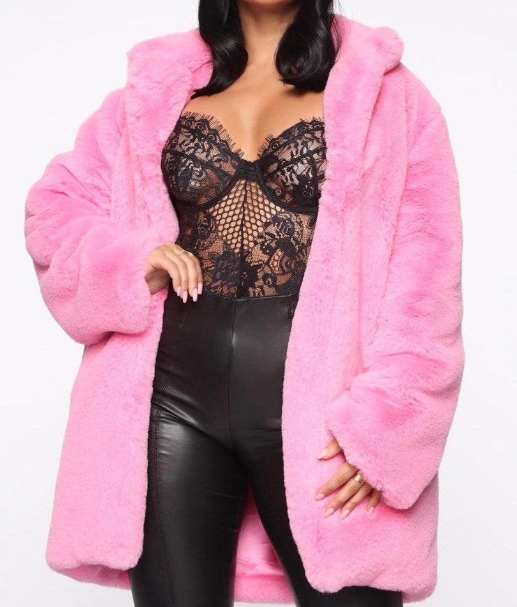 Fashion Pink faux-fur