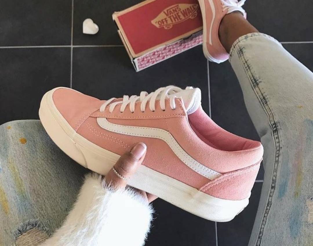 Moda VANS Old SKOOL Strawberry Pink/True White