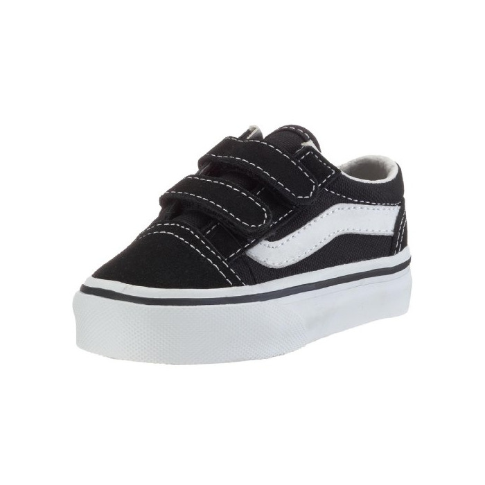 Fashion Vans Vd3Y sin cordones, Negro