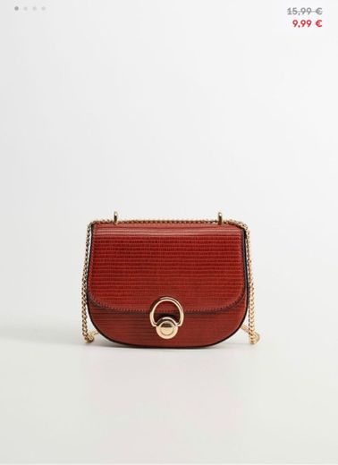 Bolso cruzado textura - Mujer | Mango España