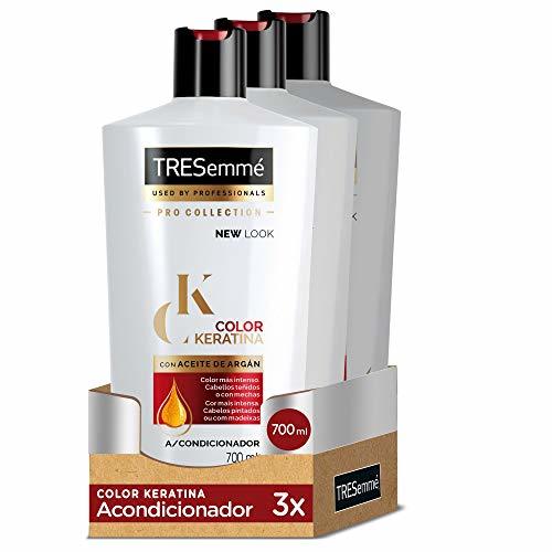 Belleza TRESemmé Acondicionador Color Keratina - Paquete de 3 x 700 ml -