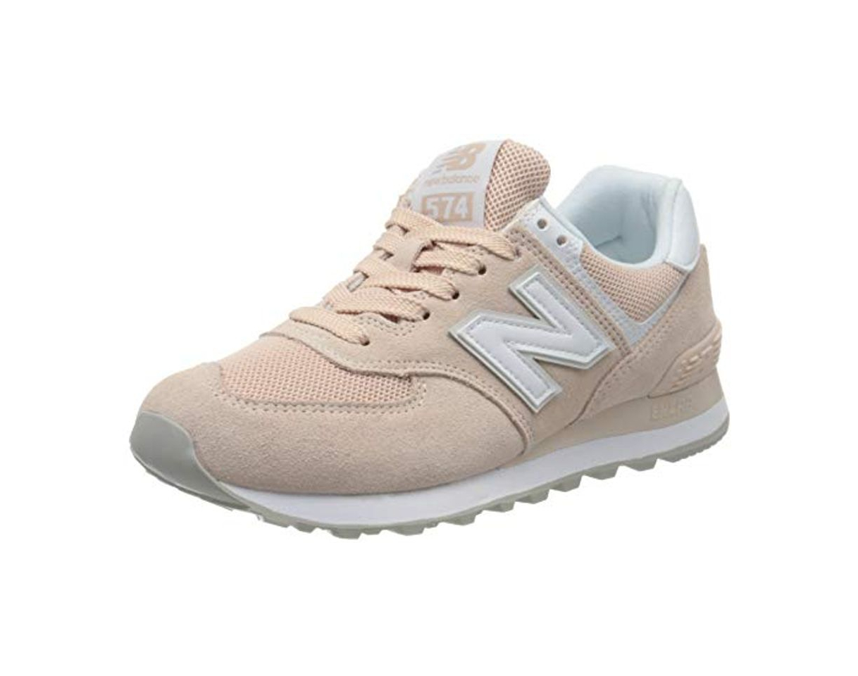 Moda New Balance 574, Zapatillas Clásicas para Mujer, Rosa