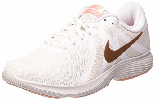 Moda Nike Women's Revolution 4 Running Shoe, Zapatillas de Trail Mujer, Blanco