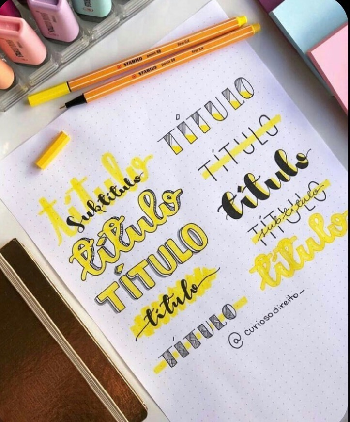 Moda Ideias letras 💛