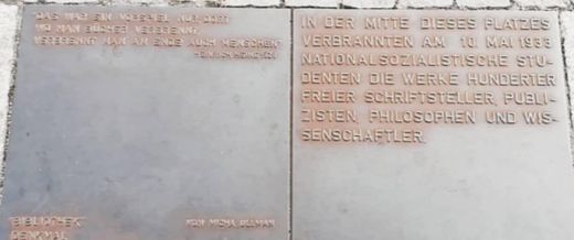 Memorial to Nazi Book Burning