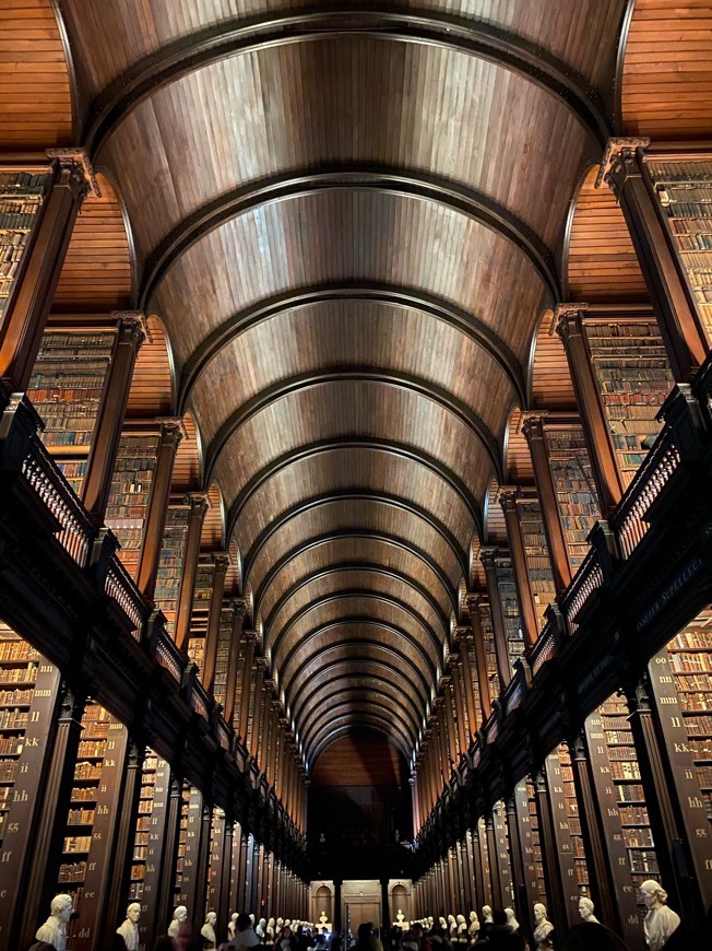 Lugar The Long Room Of The Old Library At Trinity College