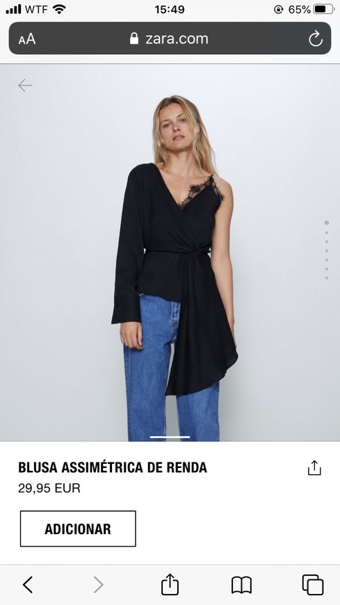 Producto Blusa zara