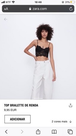 Moda Top zara