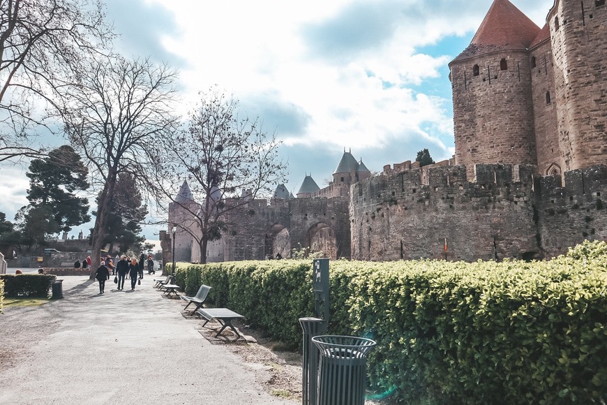 Place Carcassonne Castle Panorama View Point