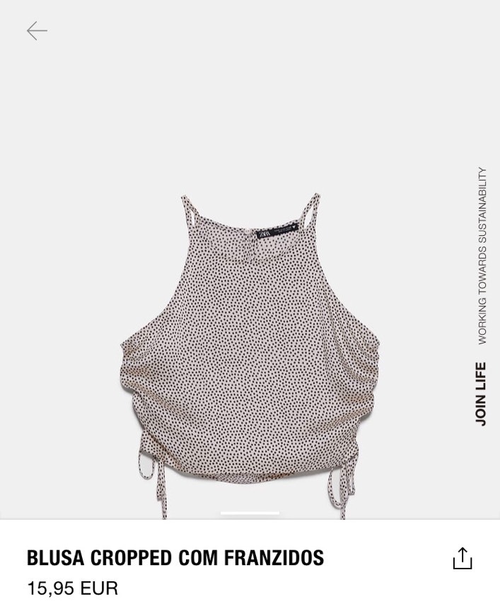 Product Blusa cropped