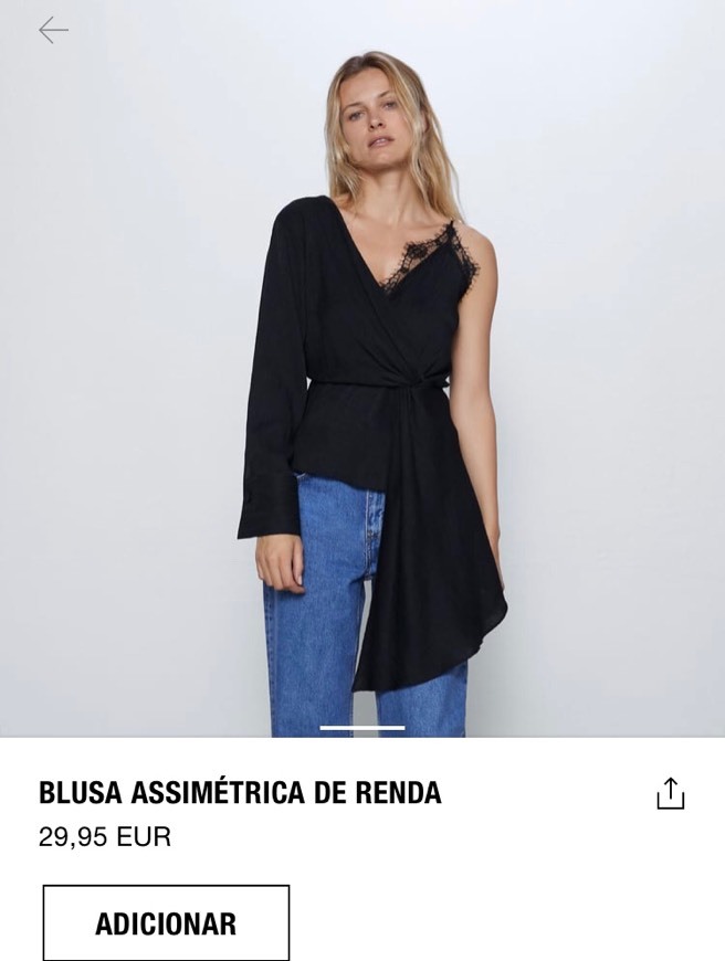 Producto Blusa assimétrica 