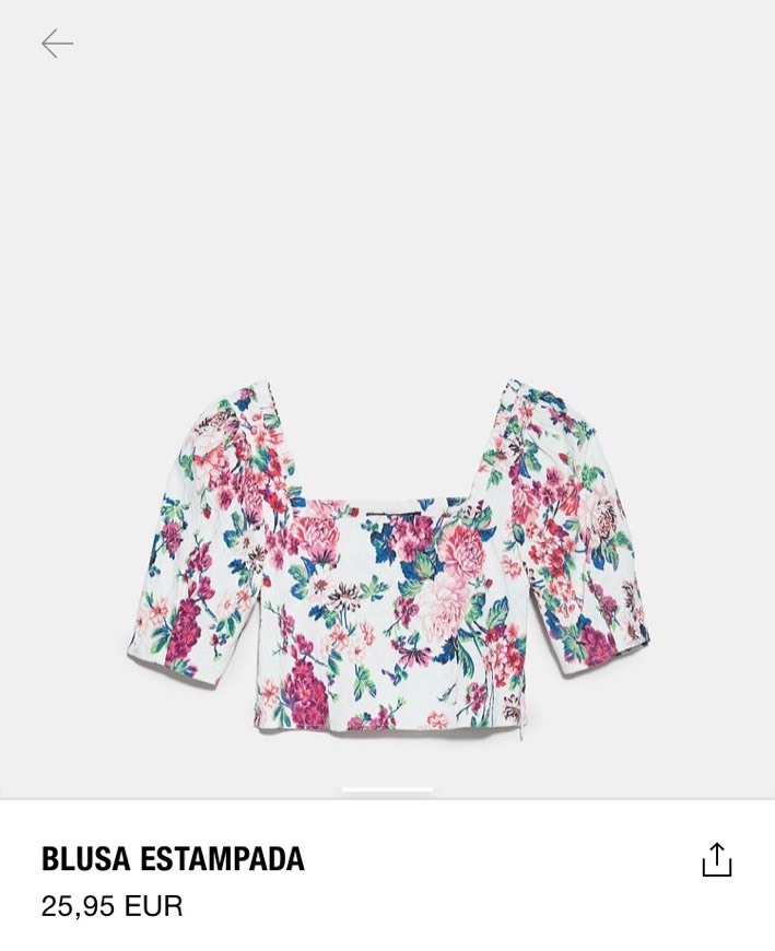 Producto Blusa estampada 