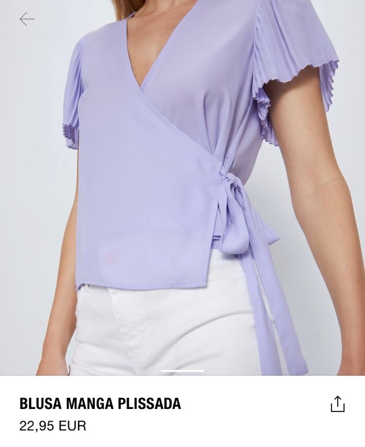 Producto Blusa lilás 