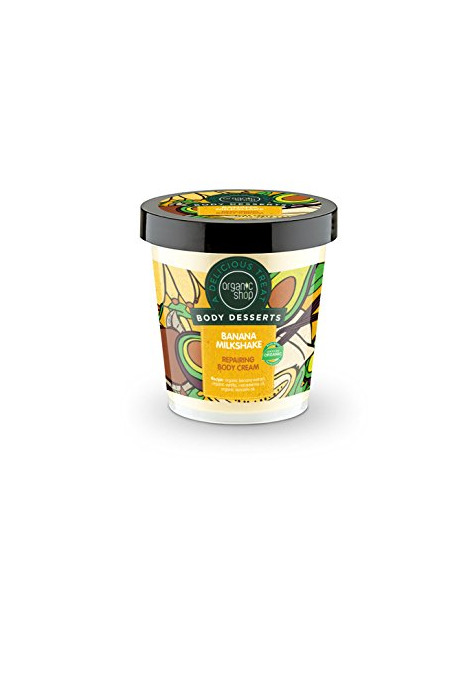 Social Organic Shop Crema Corporal Reparadora Batido de Plátano