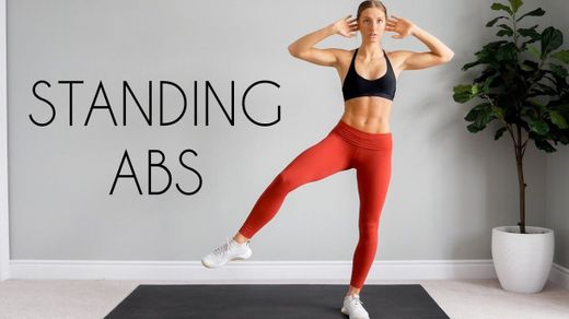 10 min STANDING ABS Workout (Intense & No Equipment) - YouTube