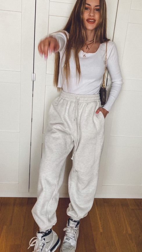 Moda Chandal jogger ancho 💕