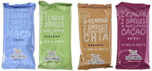 Belleza Barritas Energéticas Paleo 100% naturales - Altas en Proteína - Pack Ahorro