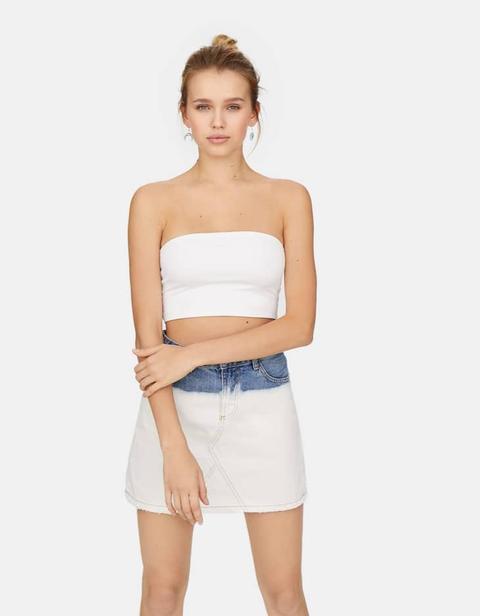 Producto Top bandeau básico stradivarius