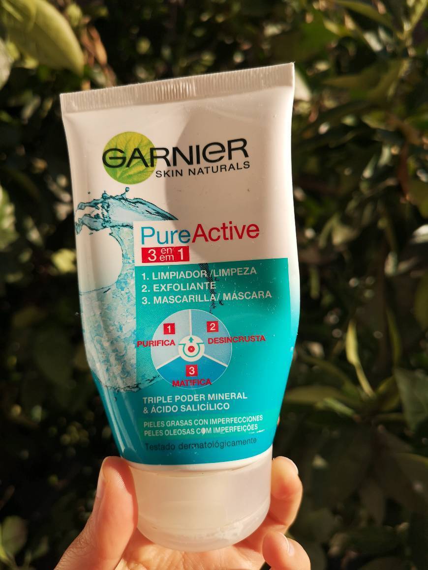 Beauty Garnier Skin Active - Pure Active 3 en 1 - Limpiador